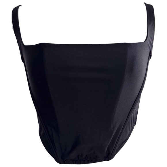 Urban Outfitters Out From Under Lovestruck Micro Corset in Black Size Small - Picture 2 of 13